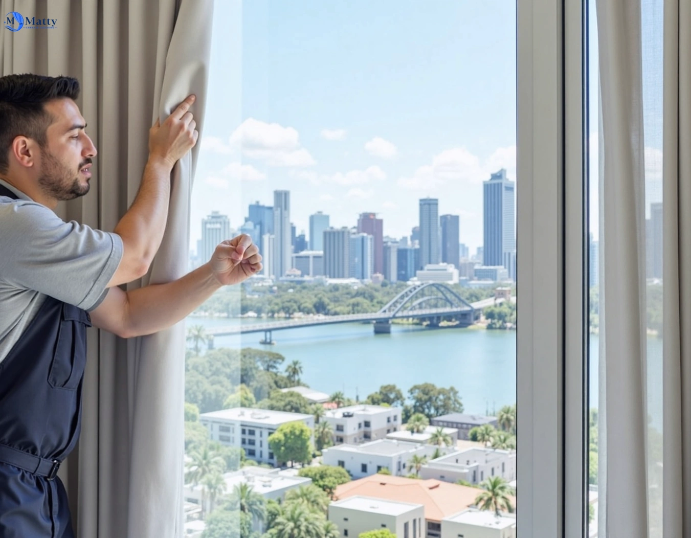 Professional curtain steam cleaning service st-ives-nsw QLD by Matty Curtain Cleaning