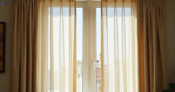 Dull dusty drapes in st-ives-nsw before professional cleaning